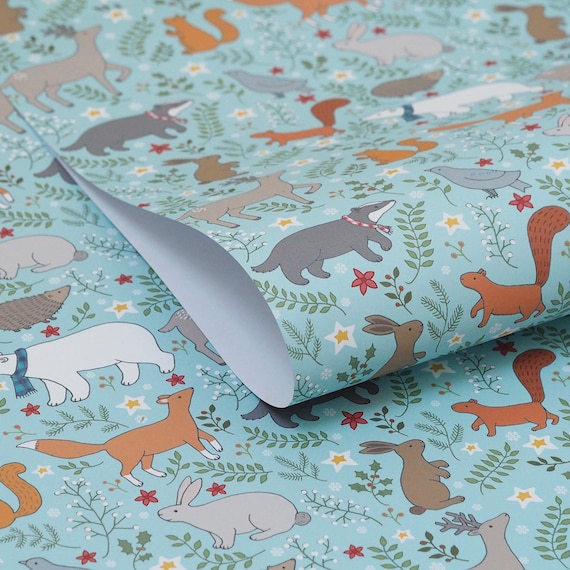 Winter Woodland Wrapping Paper 