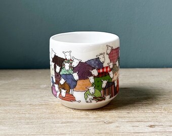 Colourful Sheep Little Pot