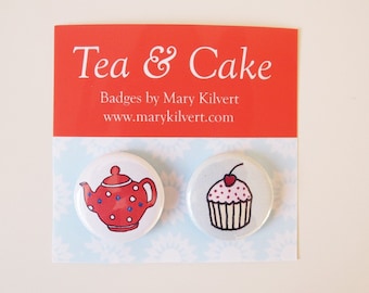 Tea & Cake - Badges