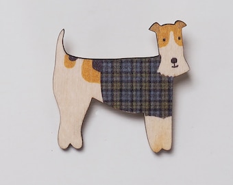 Felix Fox Terrier Brooch