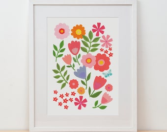 Summer Flowers Fine Art Print