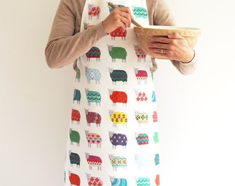 Sheep Pattern Apron