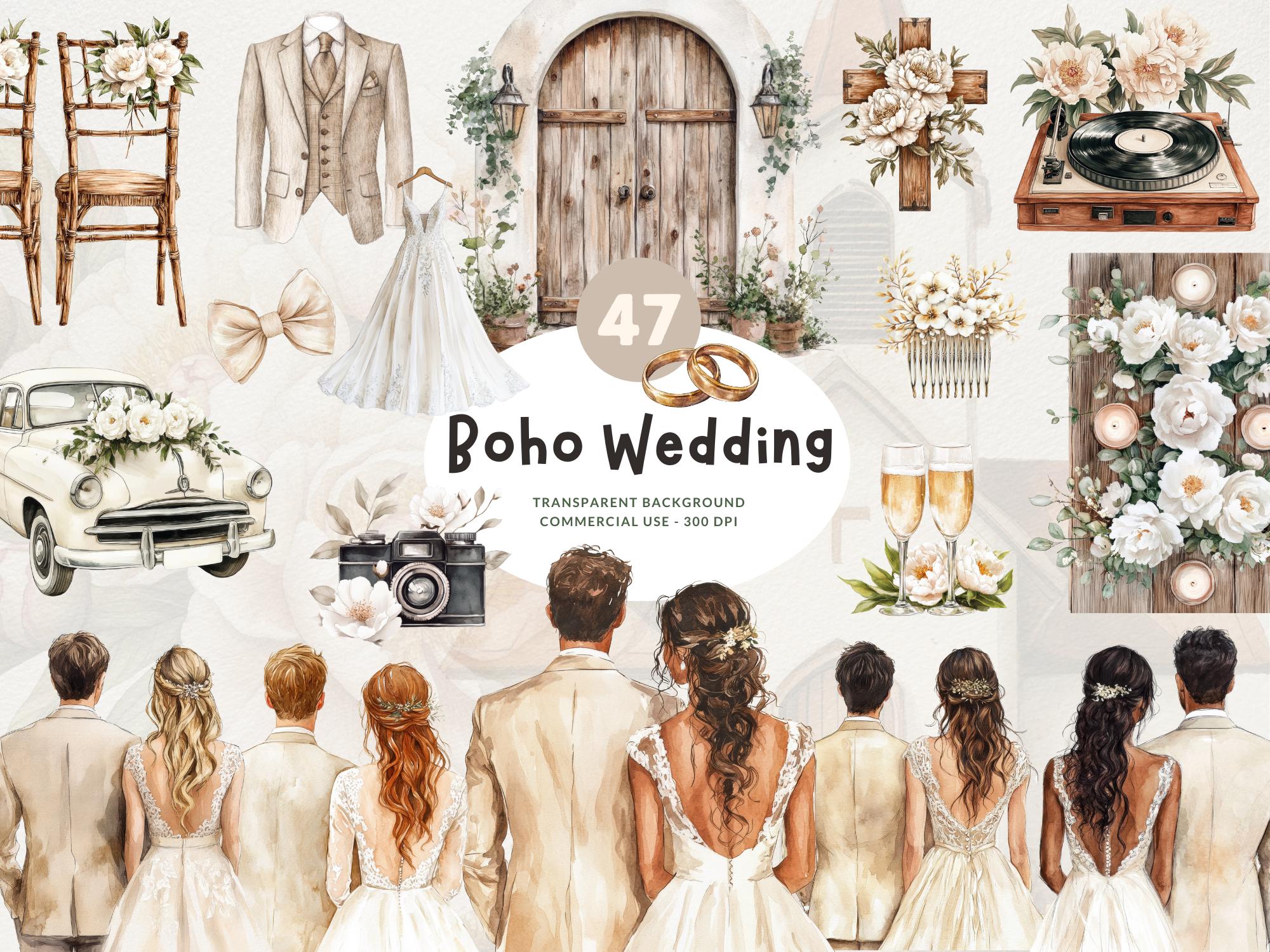 Wedding Dress Boho Used