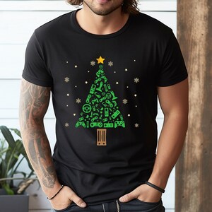 Sweatshirt De Noël Gamer - Sapin Avec Manettes Et Cadeaux, Unisexe - 10
