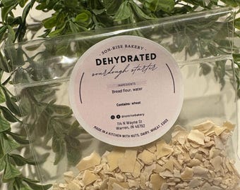 Dehydrated sourdough starter