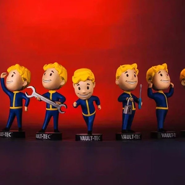Vault Boy Bobbleheads S.P.E.C.İ.A.L  - Action Figure Toy - Fallout Tv Show and Game