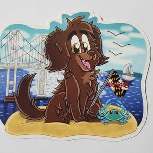 Maryland Chesapeake Bay Retriever Sticker