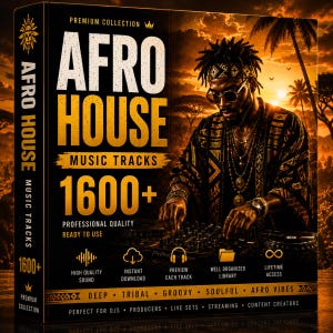 AFRO HOUSE 1600+ musiksamling | Tribal Deep House-paket | DJ-musikbibliotek | Direktnedladdning