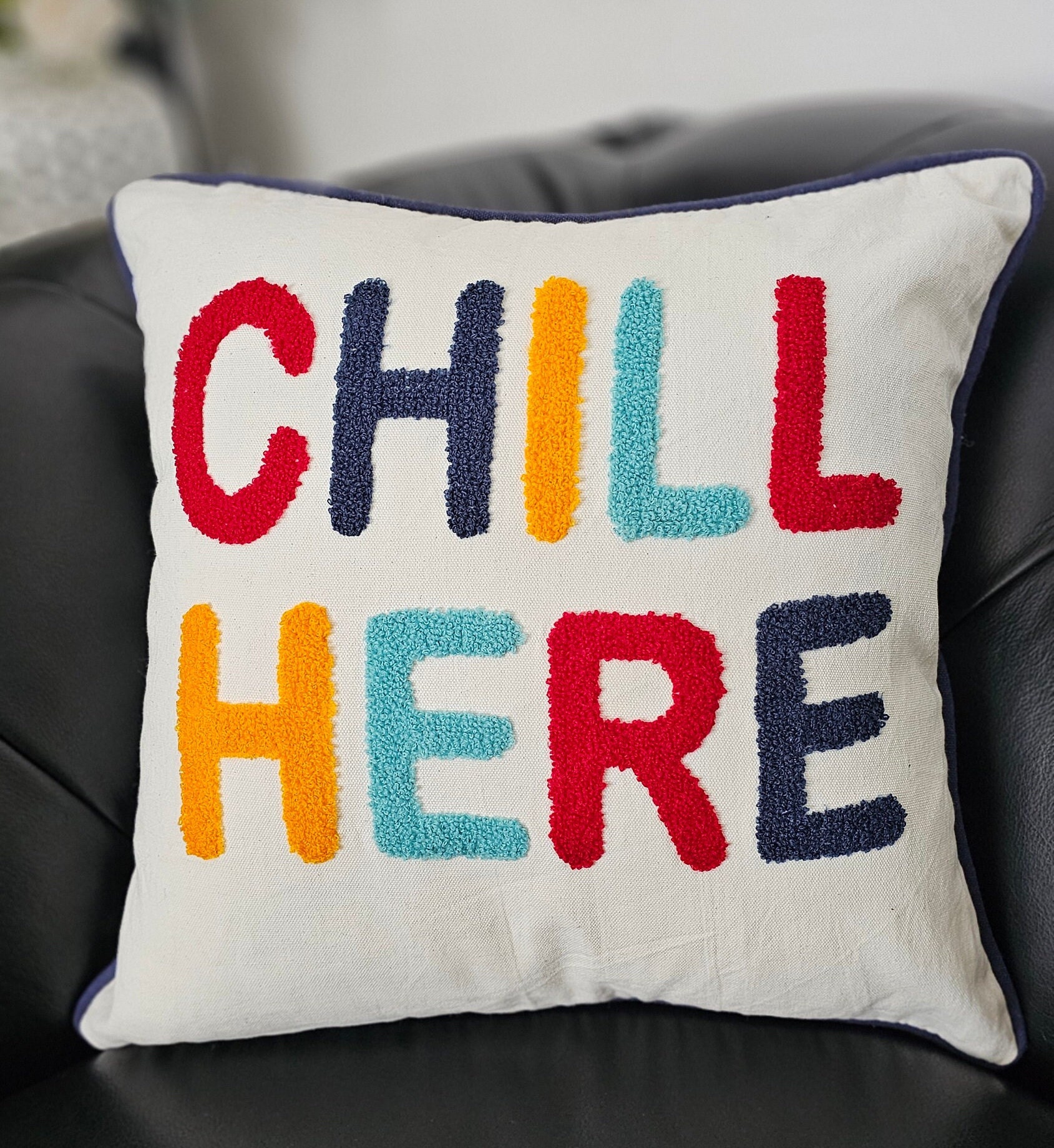 Chill Here Pillow Etsy UK