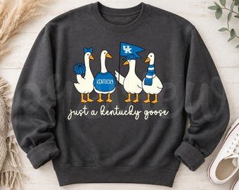 Kentucky Goose PNG – Design per sublimazione in stile universitario (Download digitale)