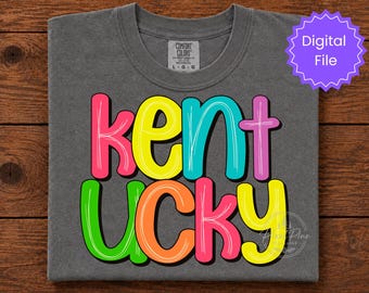 Imagen PNG colorida del día del partido en Kentucky (descarga digital)