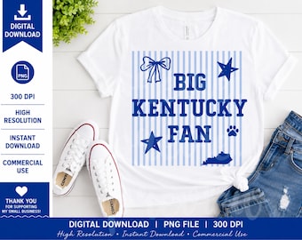 Design PNG "Big Kentucky Fan" (Download digitale)