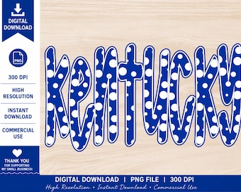 Kentucky PNG Design (Digital Download)
