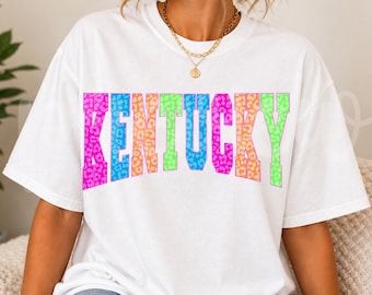 Colorful Leopard Kentucky Game Day PNG (Digital Download)