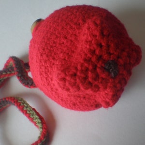 PDF Pattern Crochet Apple Purse image 5