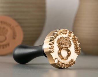 Custom Metal Stamp For Pottery, Custom Highly Detailed Logo Designs, Gift For Dad, Pottery Stamp, Custom Handmade Stamp, Custom Logo Stamp.