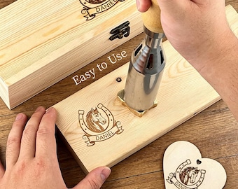 Custom Wood Burning Stamp, Personalized Branding Iron Stamp For Wood Crafts, Gift for Woodworking  Lovers, Handmade Leather Marking Tool