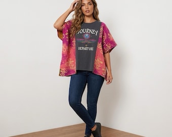 Handcrafted Upcycled Journey Kantha Tunic NWT One Size