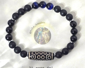 The Powerful Dzi Bead with 21 Eyes / Your Amulet Key to Ultimate Energy and Success / Enhances Your Natural Magical Power
