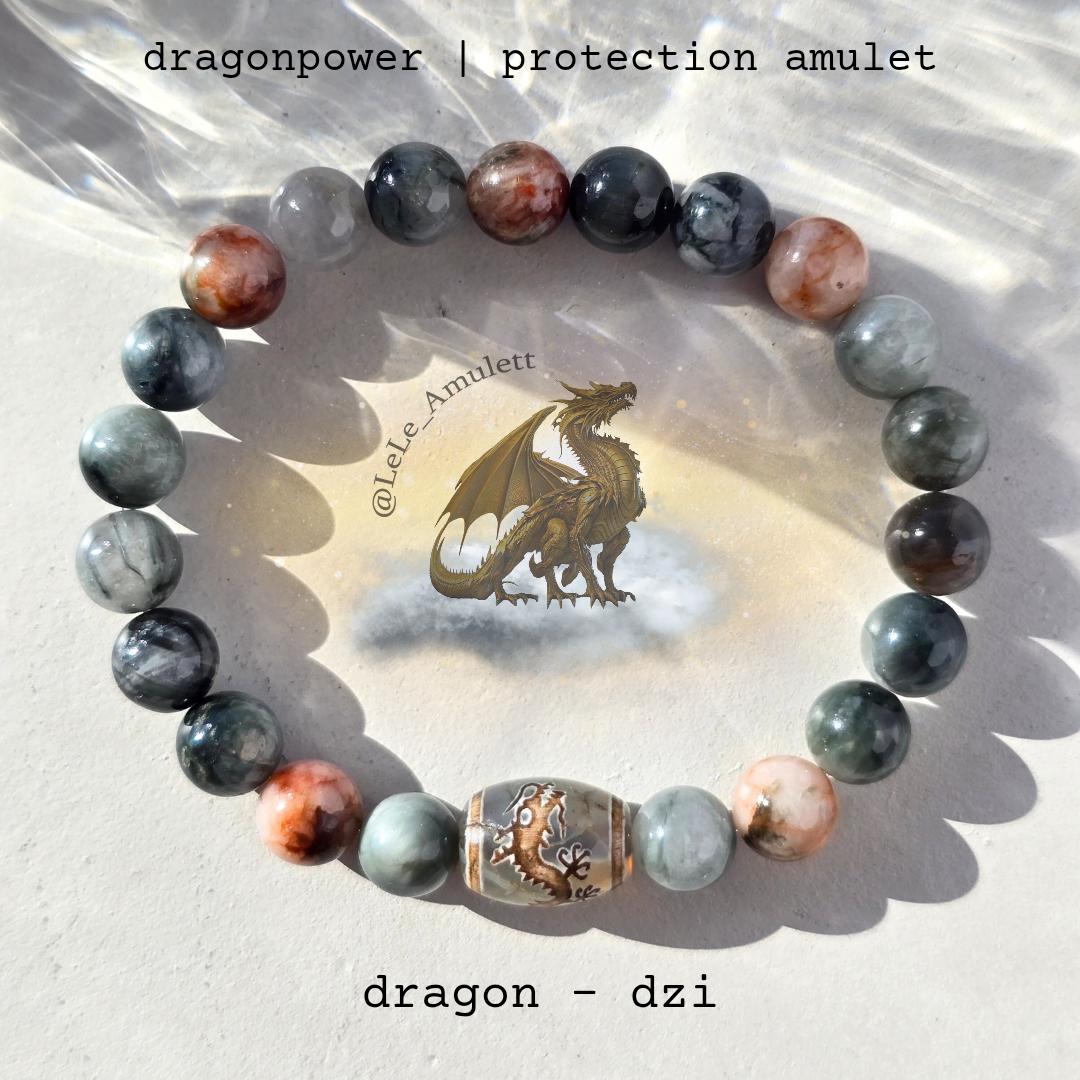 Porte-Clé / Bijou De Sac - Agate Veines De Dragon Rose Et Pendentif Irisé - ButterflyBIJOUX