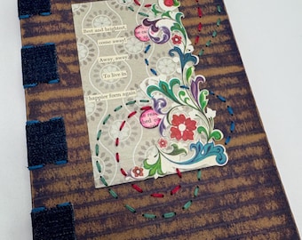 Best and Brightest— handmade recycled journal/sketchbook