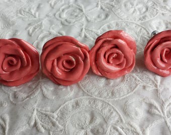 coral kitchen decor etsy