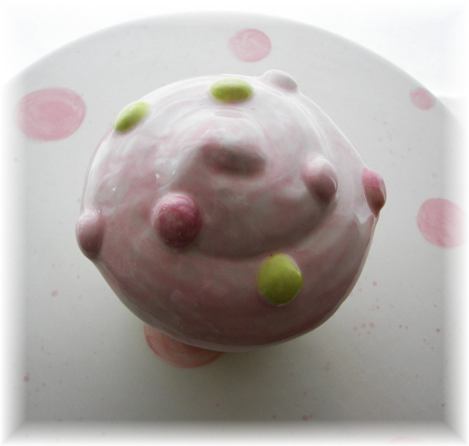 Cupcake Trinket Box Ceramic Mother's Day Gift Spring Etsy