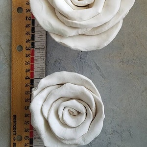 Rose Drawer Flowers Knobs 1.5 Inches to 4 Inches Hardware Any Color Available Ceramic Kitchen Nursery No Lead Price is For One image 9