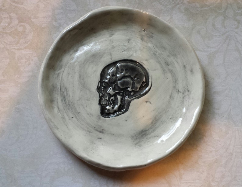Halloween Skull Dish/Skull Trinket Dish Halloween Party/Price is for One/ image 3