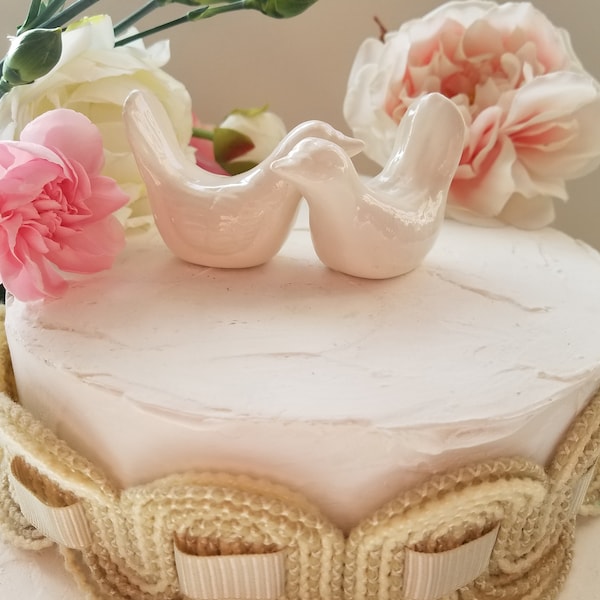 Doves Cake Topper Etsy