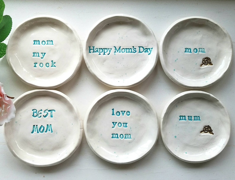 Mother's Day Gift in Stock Ceramic Trinket Dishes Gift Etsy
