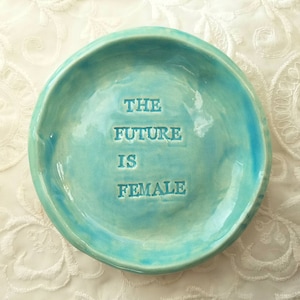 Ceramic Trinket Dish Gift Holiday Aqua In Stock Gift Female Gift Bridesmaid Gift Jewelry Dish Birthday Year Round Gift Home Decor.