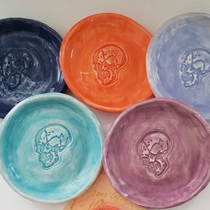 Halloween Skull Dish/Skull Trinket Dish Halloween Party/Price is for One/