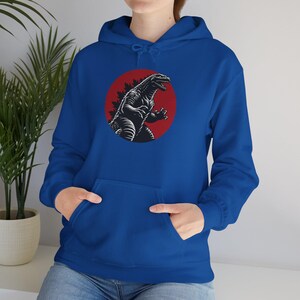Kaiju Godzilla Hoodie | Japanese Monster Graphic Unisex Hoodie