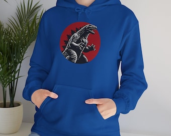 Kaiju Godzilla Hoodie | Japanese Monster Graphic Unisex Hoodie