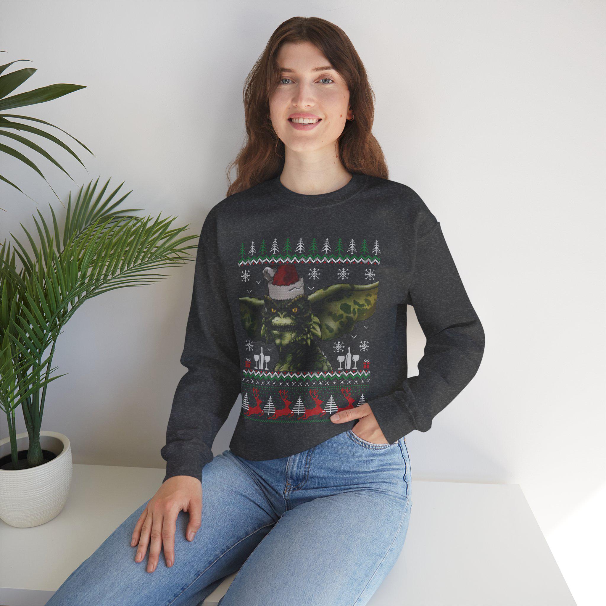Gizmo Gremlins | Maglietta Natalizia Brutta Ma Divertente Per Uomo – 100% Cotone Morbido, Taglie S-XXXL