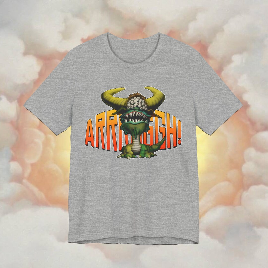 Monty Python Black Beast of ARRRGGGHH T-shirt - the Holy Grail Retro ...