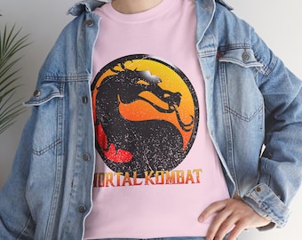 Vintage Sterblicher Kombat T-Shirt | Retro Arcade Gamer Tee