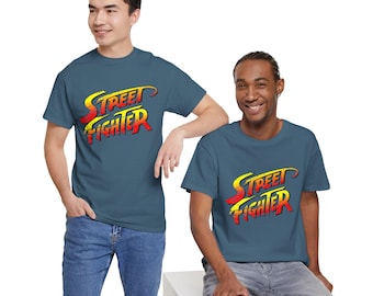 Vintage Street Fighter T-shirt, Distressed 90s Arcade Tee