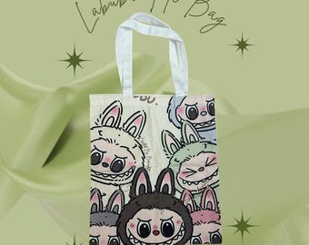 【VANWALK】Macaron Sweet Mini Tote Bag Japan Miffy Mini Tote Bag - Mesh Pastel Pink | Kawaii Limited
