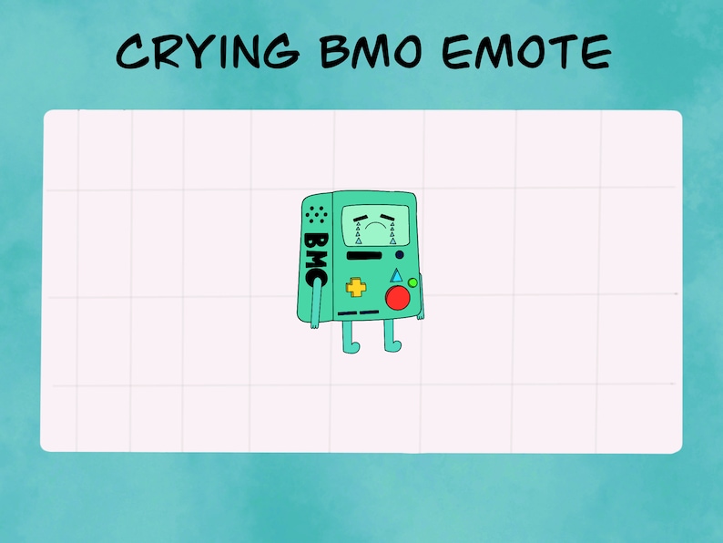 Crying BMO || Twitch Emote - Etsy