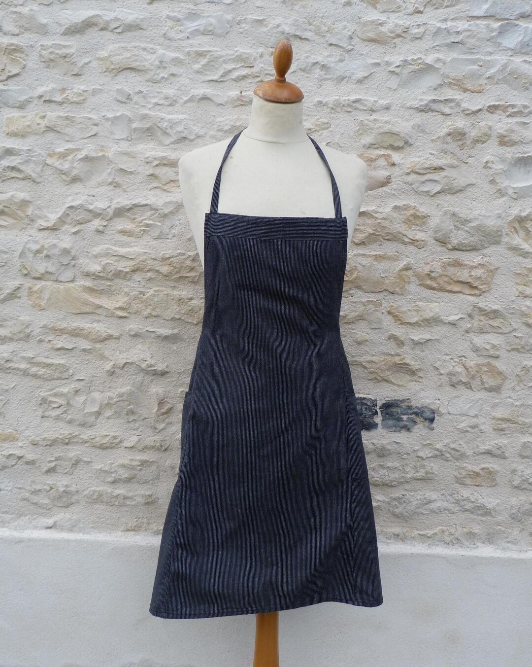 ヴィンテージ オールドフランス 1900/1930 チョア ストライプ ブラック