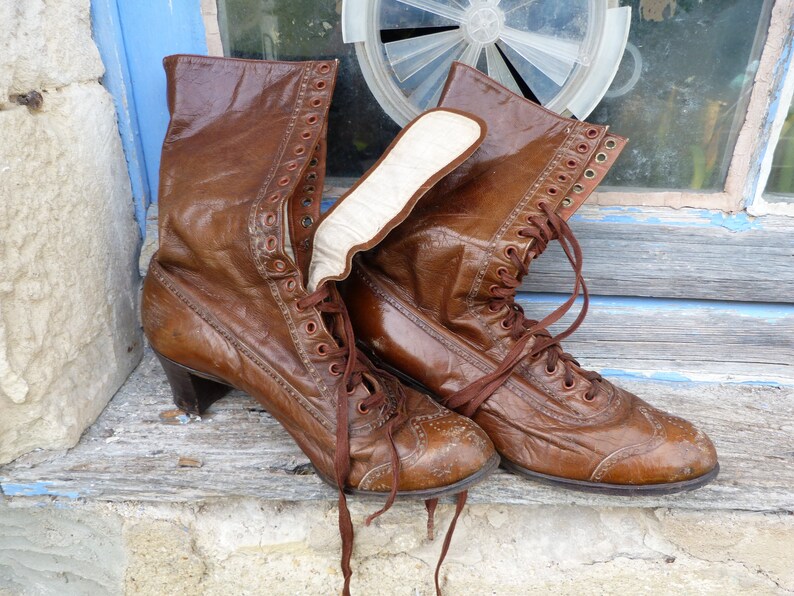 bottines lacets style 1900