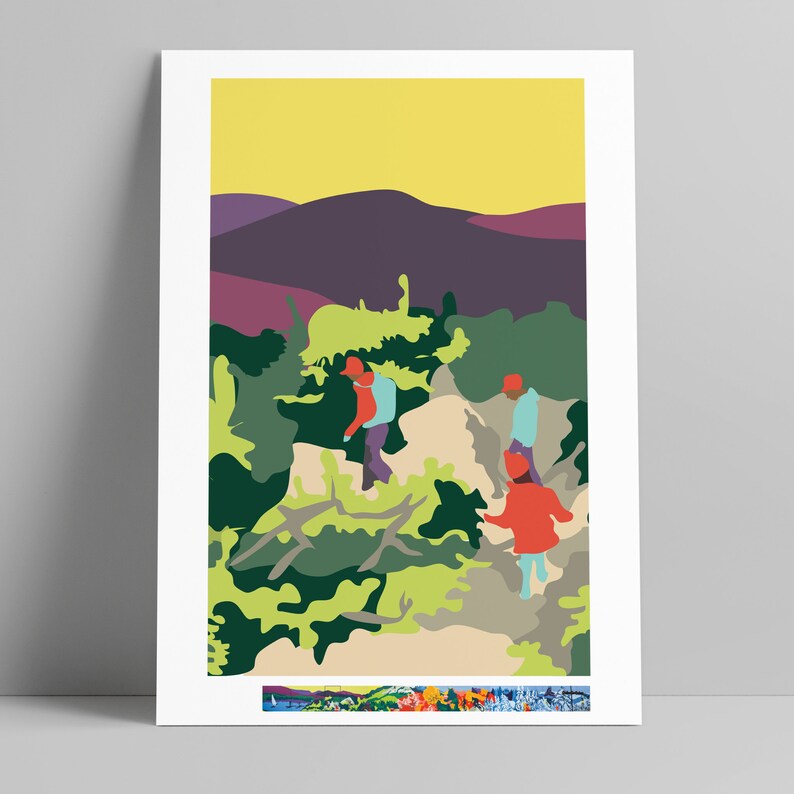 13 x 19 Family Hike Our Mountains Our Home image 1