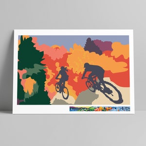 19" x 13"  MTB | Sending | Our Mountains Our Home