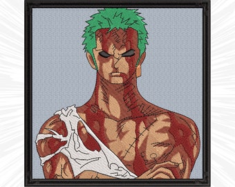 Anime Embroidery design #62 Anime Manga Japan Inspired Digital Embroidery File, Instant Download DST, PES, XXX, Hus, Exp, Vp3, Jef