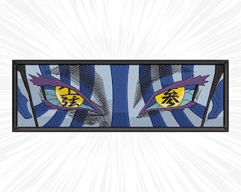 Anime Embroidery design #18 Anime Manga Japan Inspired Digital Embroidery File, Instant Download DST, PES, XXX, Hus, Exp, Vp3, Jef