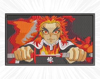 Anime Embroidery design #86 Anime Manga Japan Inspired Digital Embroidery File, Instant Download DST, PES, XXX, Hus, Exp, Vp3, Jef