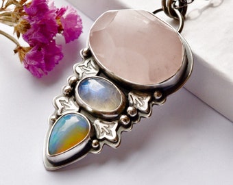 Handmade One of a Kind Silver and Gemstone by SjostrandStudio