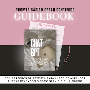 ChatGPT & Canva in Spanish Prompts Passive Income Resell Rights MRR PLR Digital Marketing DFY Passive Income Resell